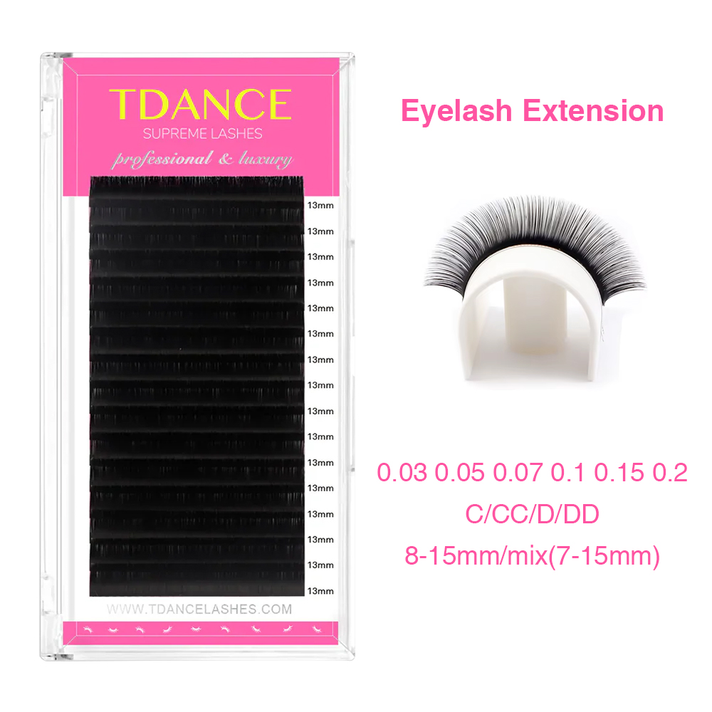 Eyelash Extension Korean Style - TDANCE przedłużanie rzęs 16 rzędów Korea