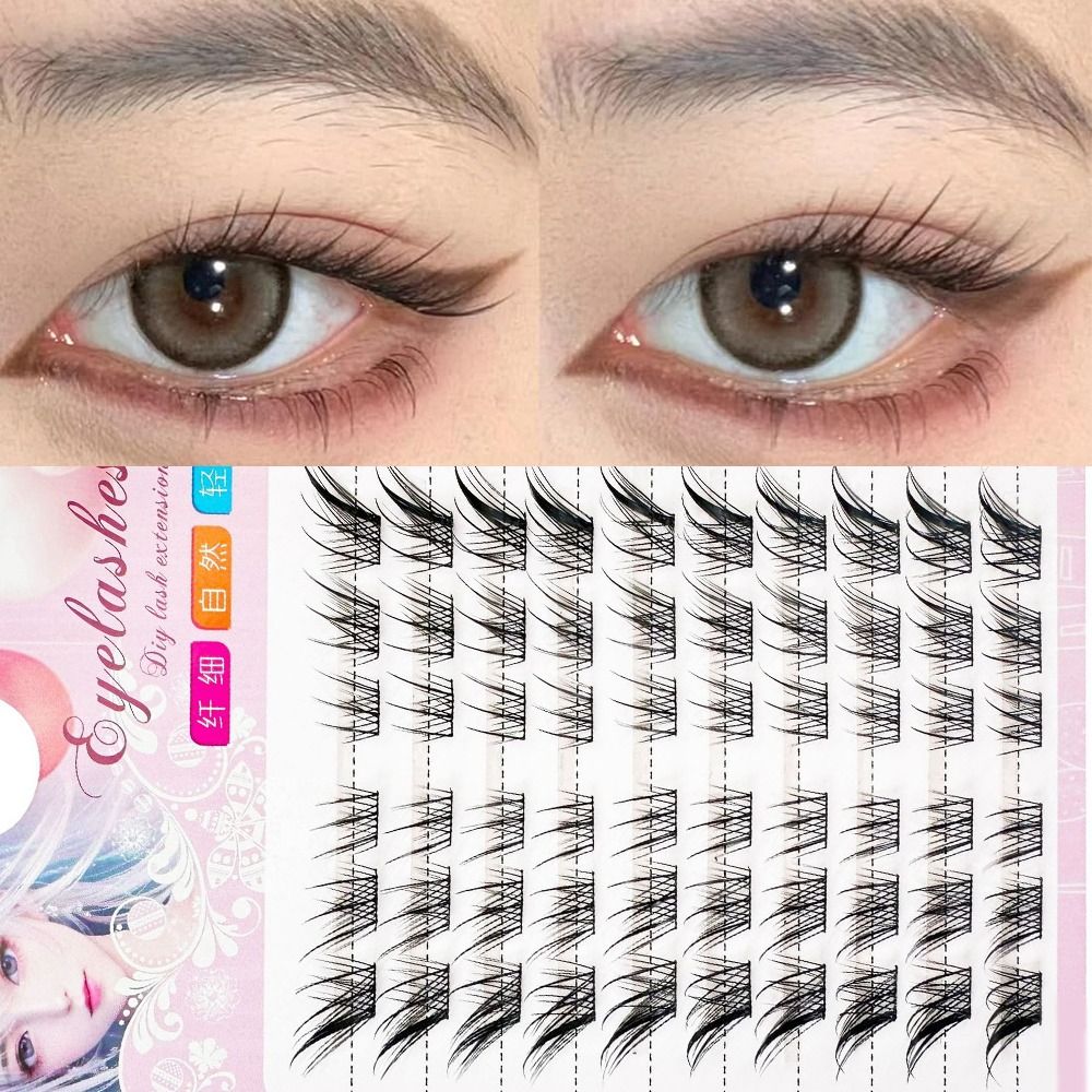 Eyelash Extension Fox Eye - Kępki rzęs 3D Cat Eye, rzęsy