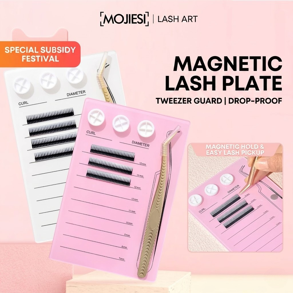 Eyelash Extension Fan - Paleta do przedłużania rzęs magnetycznych i