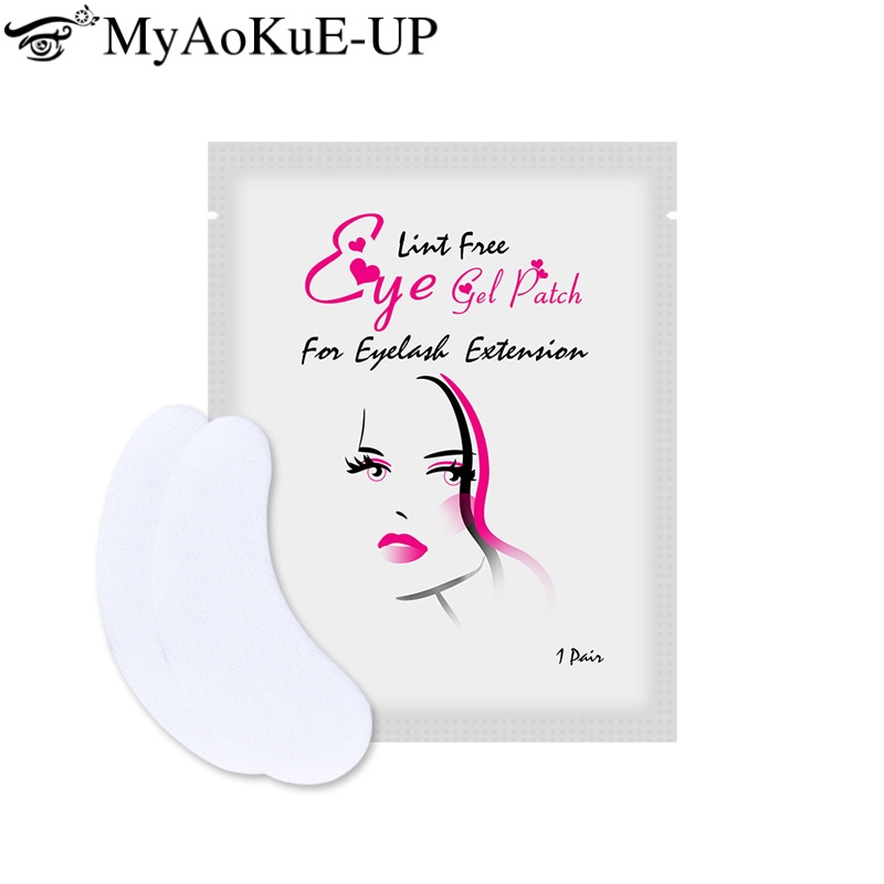 Eyelash Extension Glasses - 100 par plastry na rzęsy żel