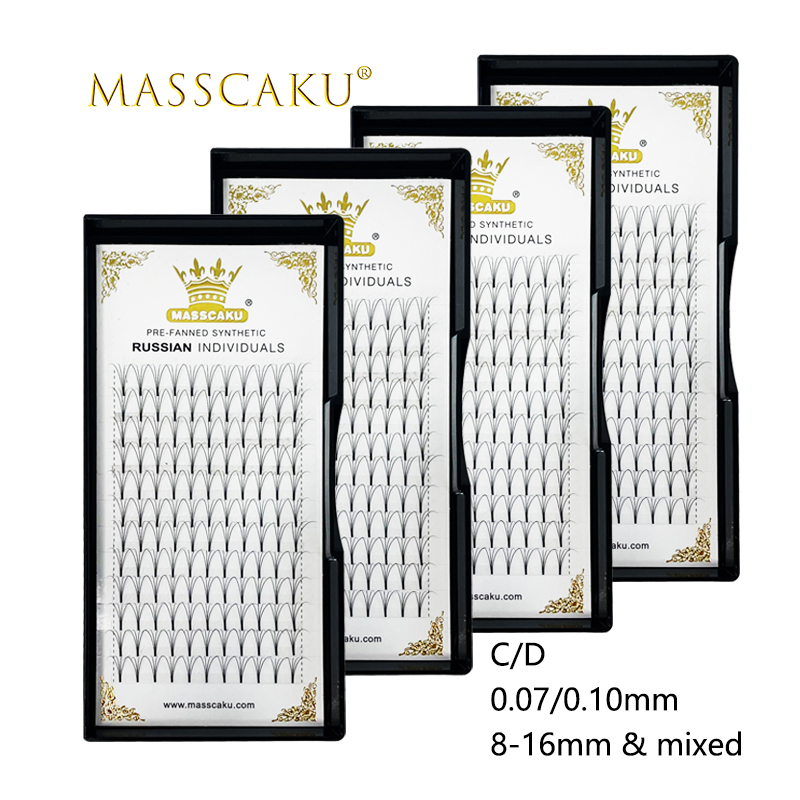Eyelash Extension Or Extensions - Hurtownia: 12 rzędów, gotowe kępki rzęs