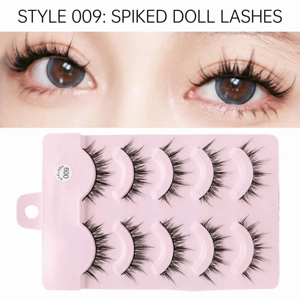 Eyelash Extension Fox Eye - Modne czarne sztuczne rzęsy typu Fox