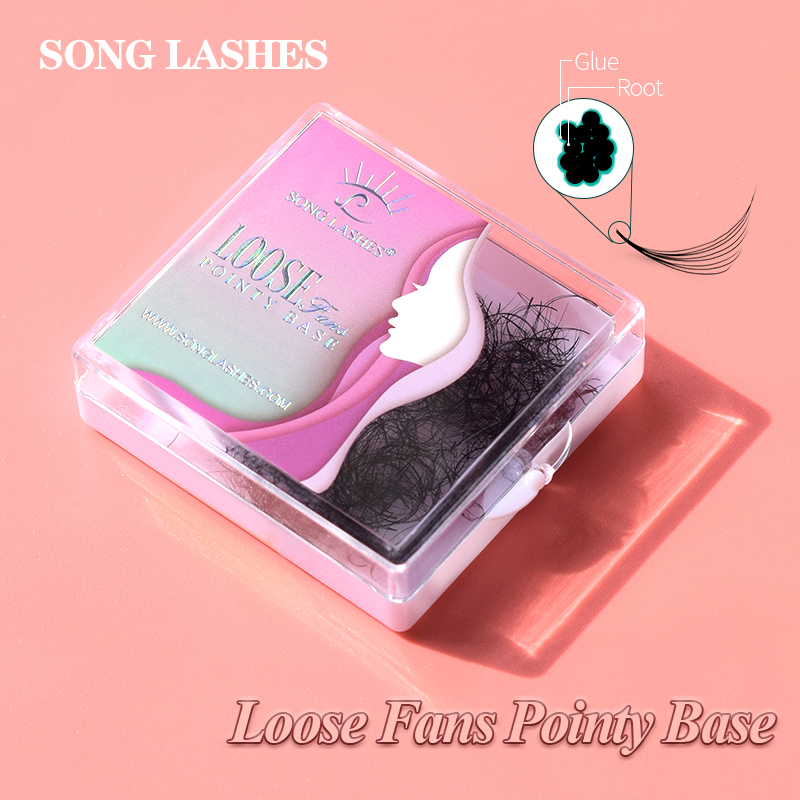 Eyelash Extension Korean Style - Song lashes Promade Fans 3D-10D07Pointy base