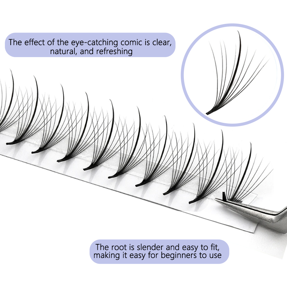 AGUUD 3D 5D 7D 9D 11D 13D 15D  – Eyelash Extension Hybrid recenzja i cena