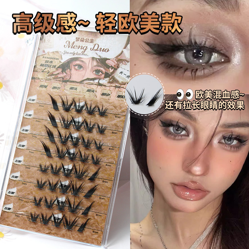 Nowy kocie oko rzęsy z norek 3 – Eyelash Extension Fox Eye recenzja i cena