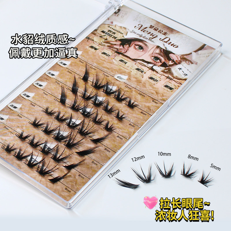 Nowy kocie oko rzęsy z norek 3 – Eyelash Extension Fox Eye recenzja i cena