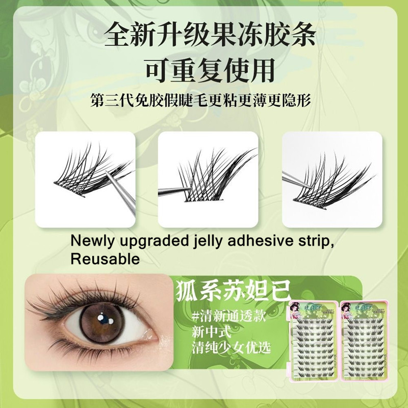 120 Kępek Sztucznych Rzęs Bez  – Eyelash Extension Fox Eye recenzja i cena