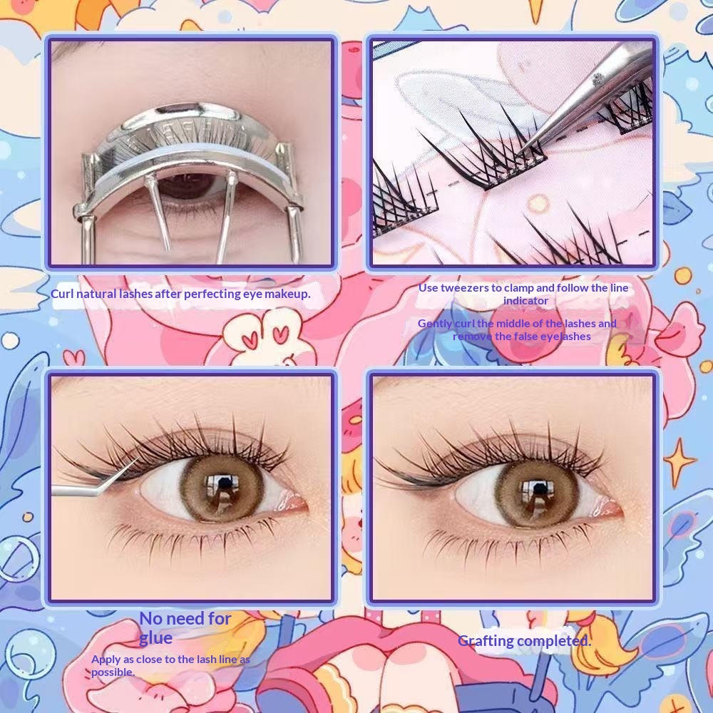 120 Kępek Sztucznych Rzęs Bez  – Eyelash Extension Fox Eye recenzja i cena