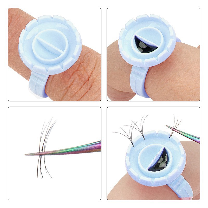 100 sztuk jednorazowy klej uch – Eyelash Extension Fan recenzja i cena