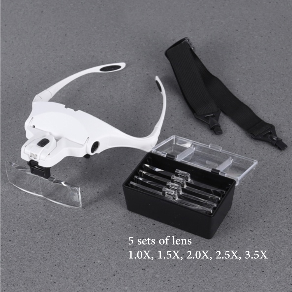 5-liektywowa regulowana lupa p – Eyelash Extension Glasses recenzja i cena