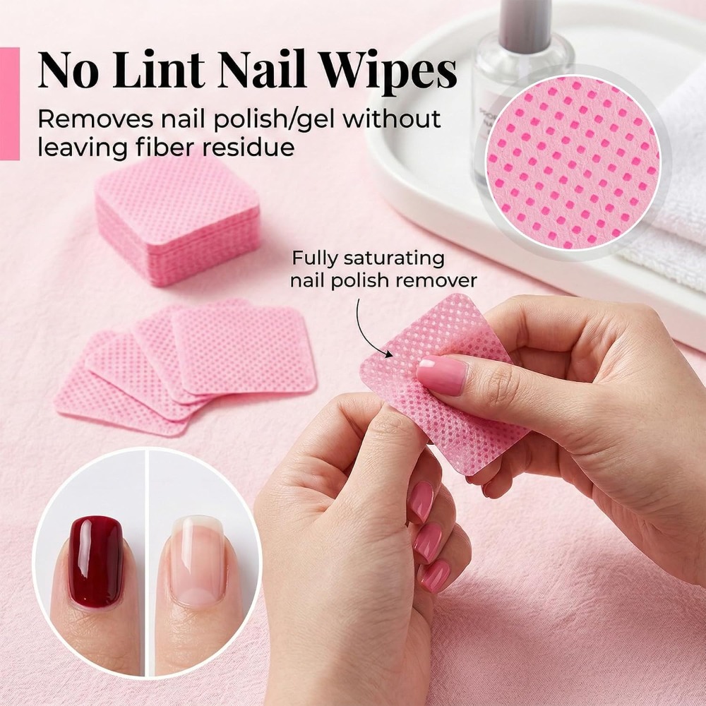 Bezpyłowe waciki do paznokci d – Eyelash Extension Gel Remover recenzja i cena