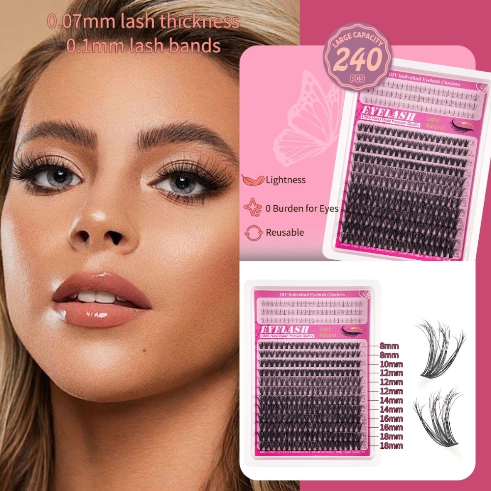 Sztuczne rzęsy o długości 8-18 – Eyelash Extension Or Extensions recenzja i cena