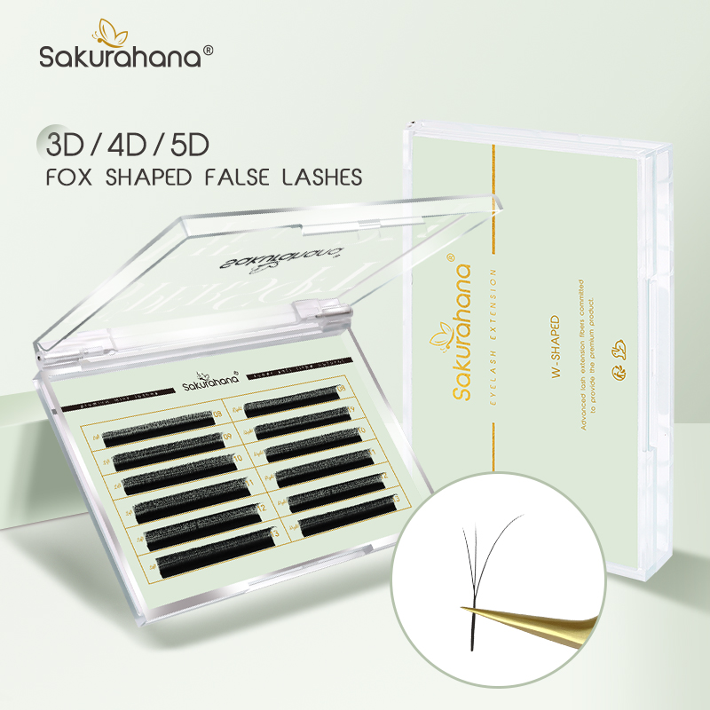 SAKURAHANA Rzęsy 3D 4D 5D w ks – Eyelash Extension Fox Eye recenzja i cena