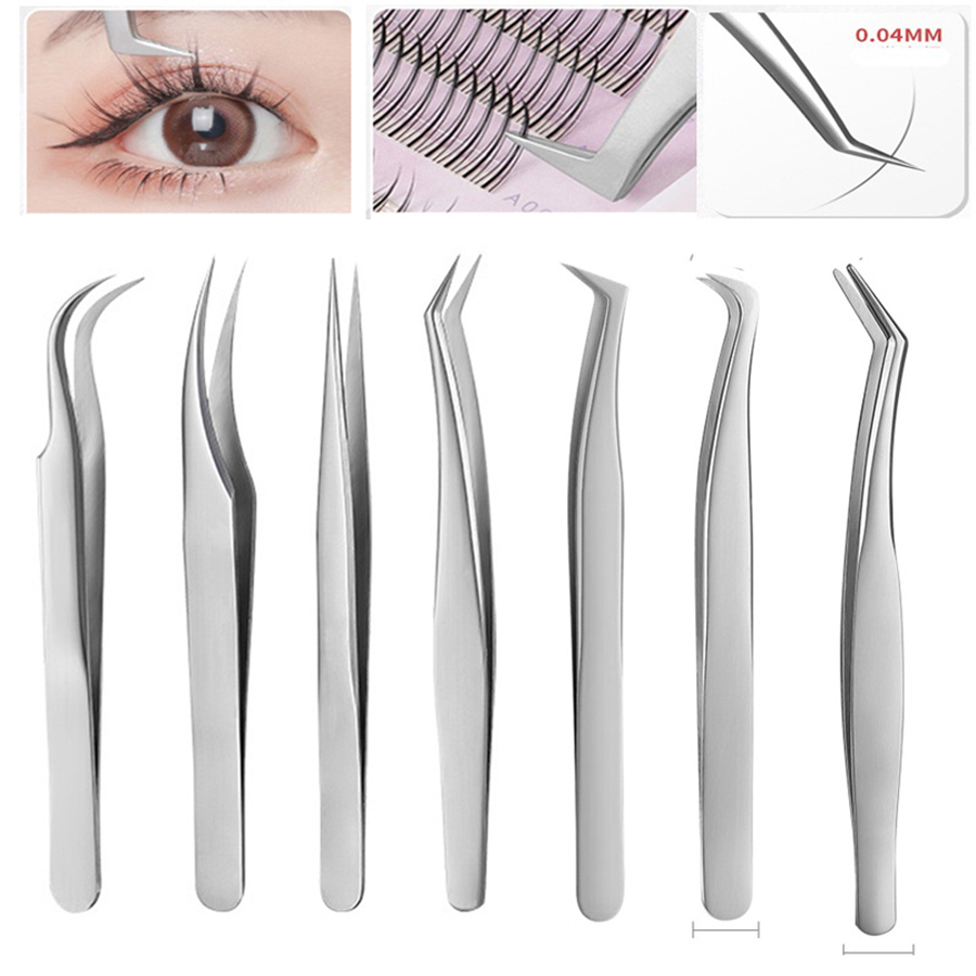 7 szt. Precyzyjnych pęset do p – Eyelash Extension Or Extensions recenzja i cena